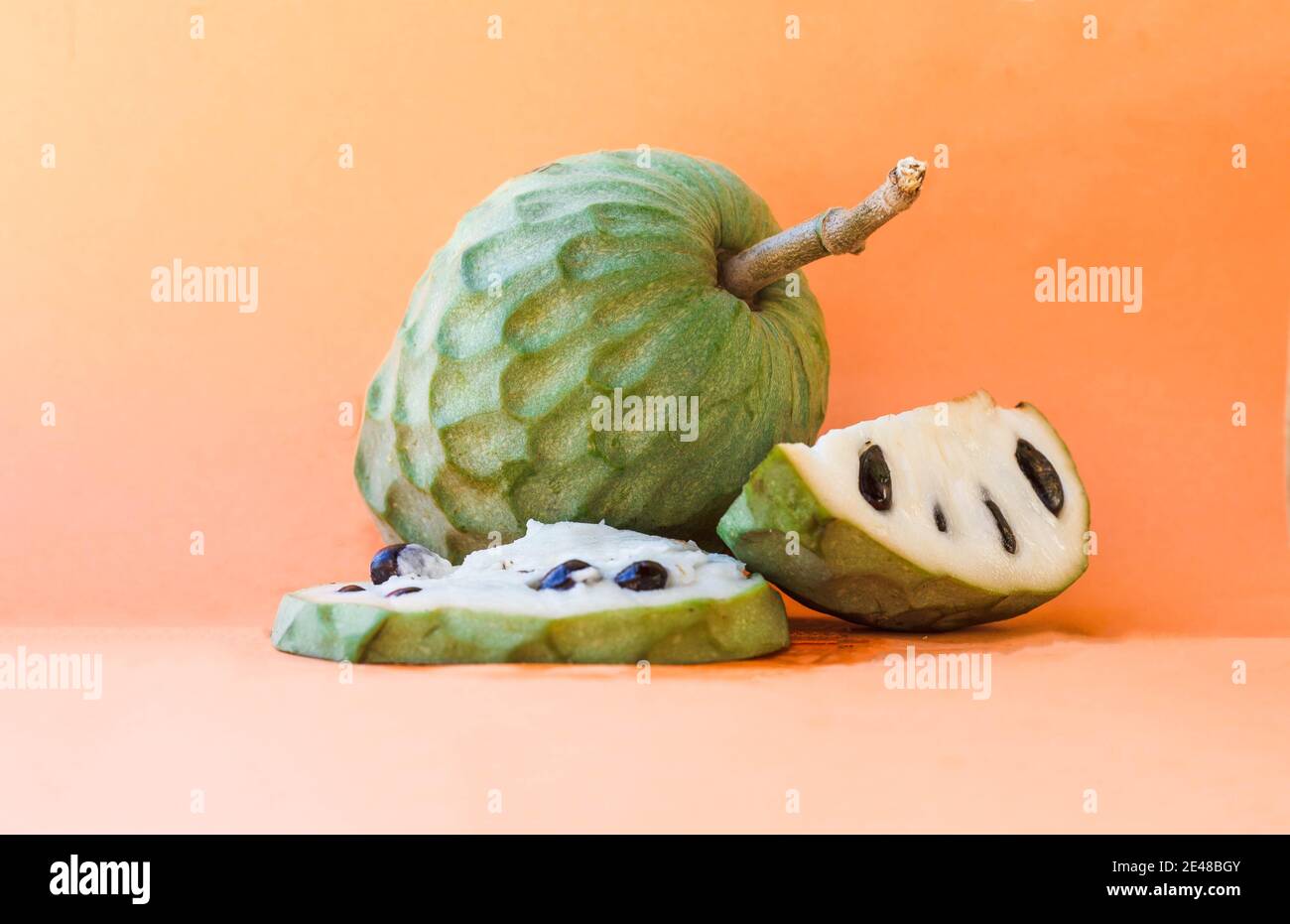 Custard Apple Cherimoya Stockfoto
