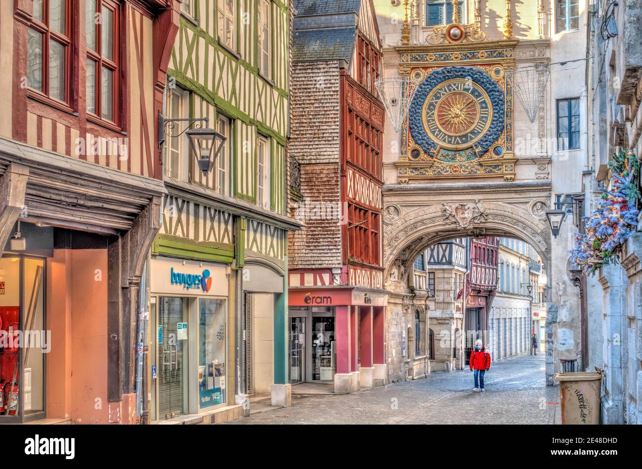 Rue du gros horloge Fotos und Bildmaterial in hoher Auflösung Alamy
