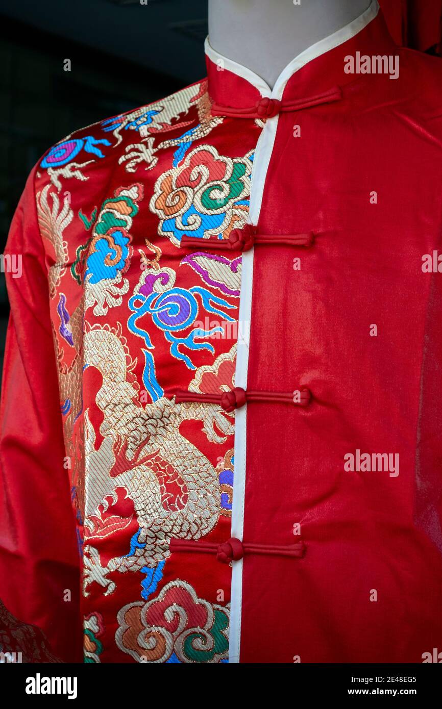 Chinesischer Herren Anzug 2-teilig - Slim Fit Mit Stehkragen