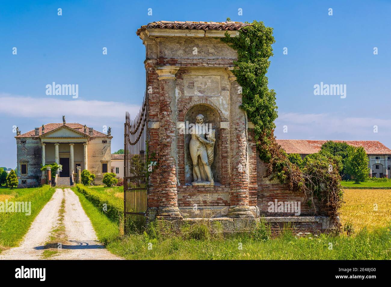 Italien Venetien Vancimuglio - Villa Chiericati Porto Rigo Von Andrea Palladio Stockfoto