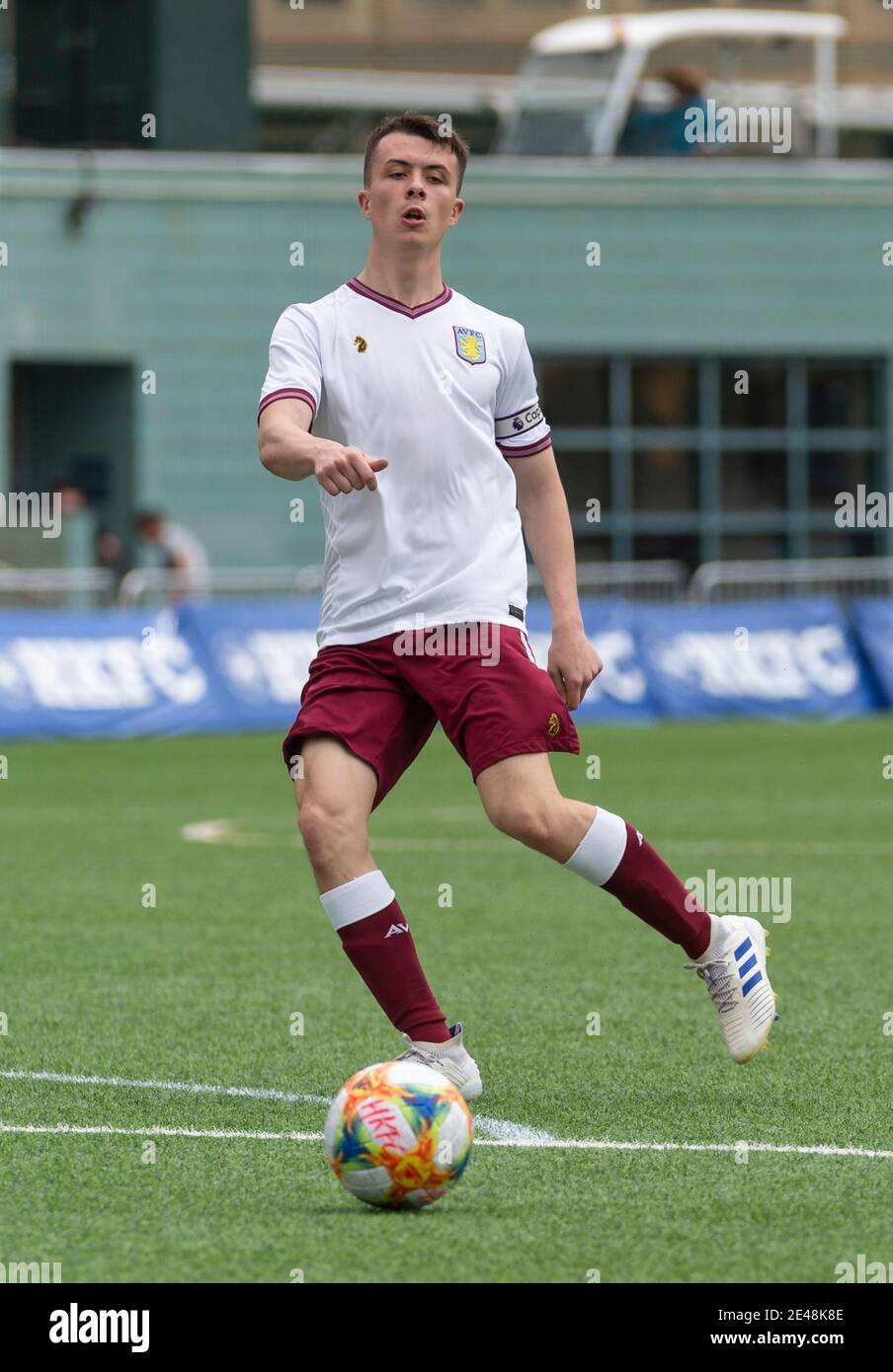 HKFC Citi Soccer sevens Hong Kong. Aston Villa vs Singapore Cricket Club Jack Clarke von Aston Villa Stockfoto
