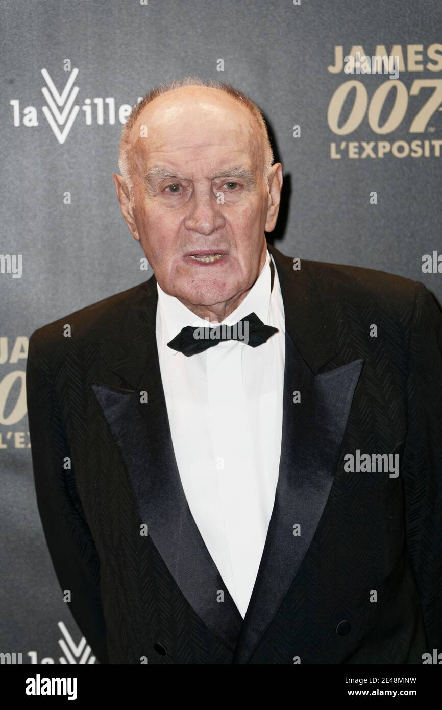 Paris, Frankreich. April 2016. Rémy Julienne, geboren am 17. April 1930 in Cepoy und gestorben am 21. Januar 2021 in Montargis, ist ein französischer Stuntman. Stockfoto