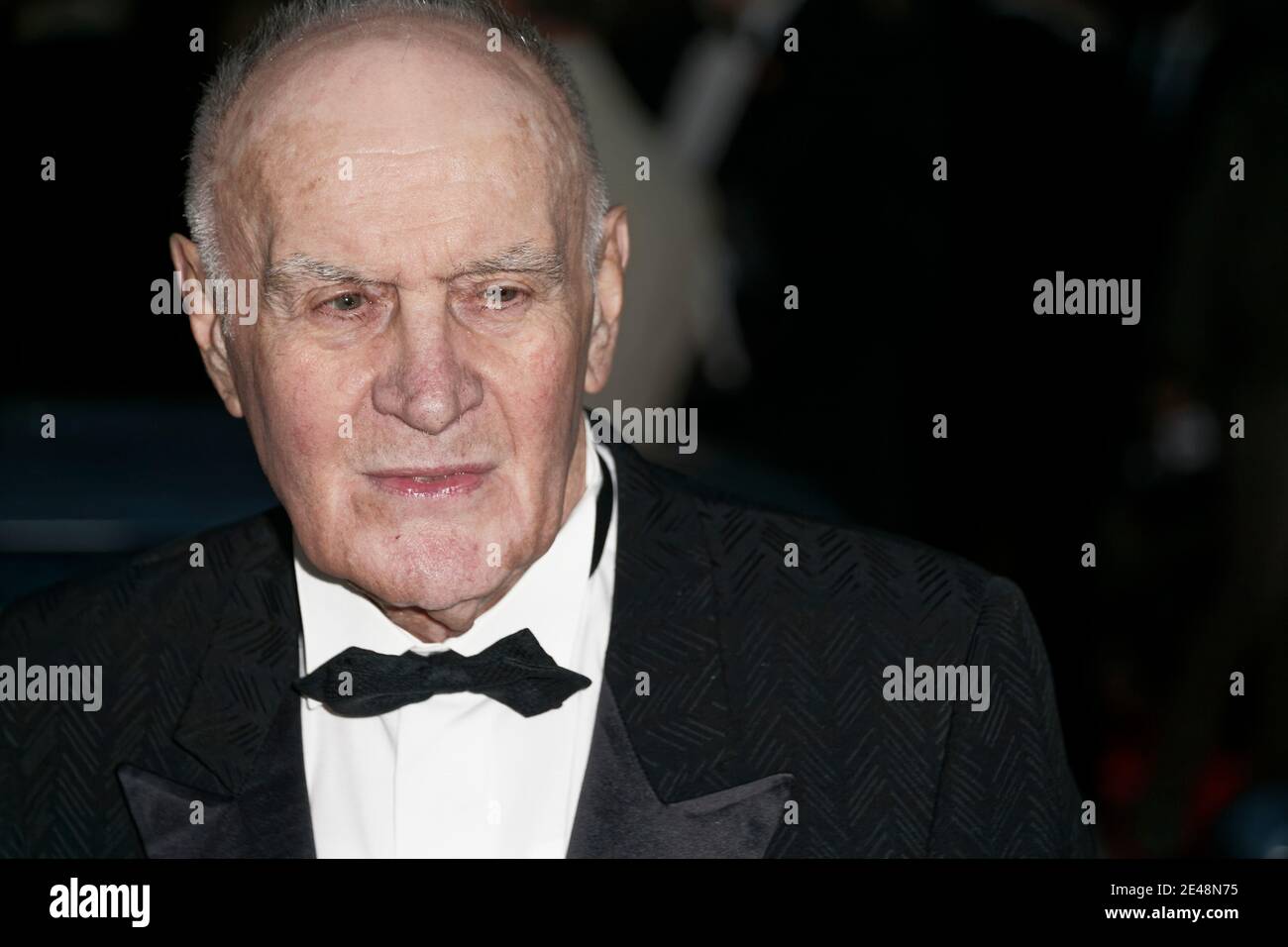 Paris, Frankreich. April 2016. Rémy Julienne, geboren am 17. April 1930 in Cepoy und gestorben am 21. Januar 2021 in Montargis, ist ein französischer Stuntman. Stockfoto