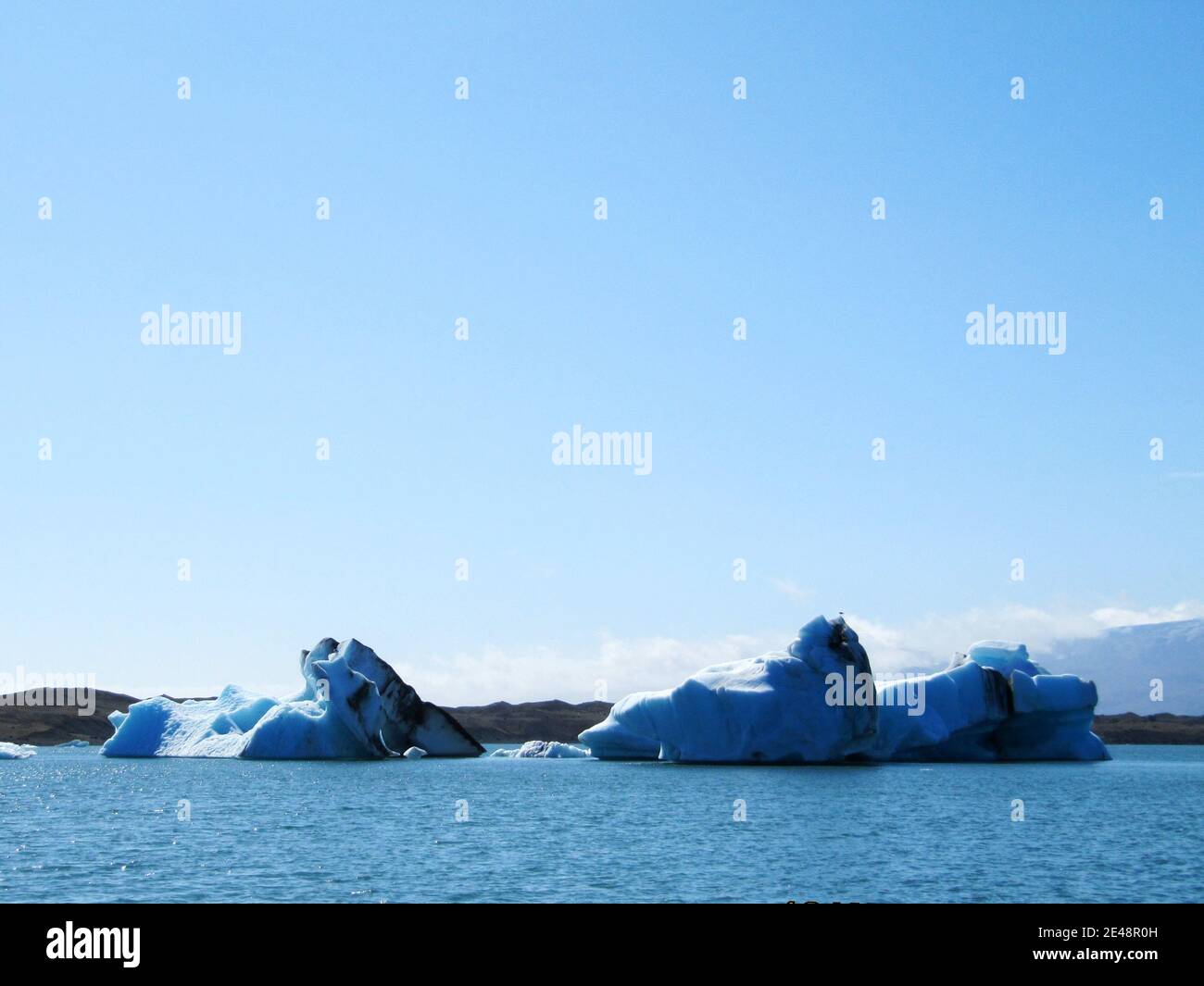 Jökulsárlón Gletscherlagune in Island Stockfoto