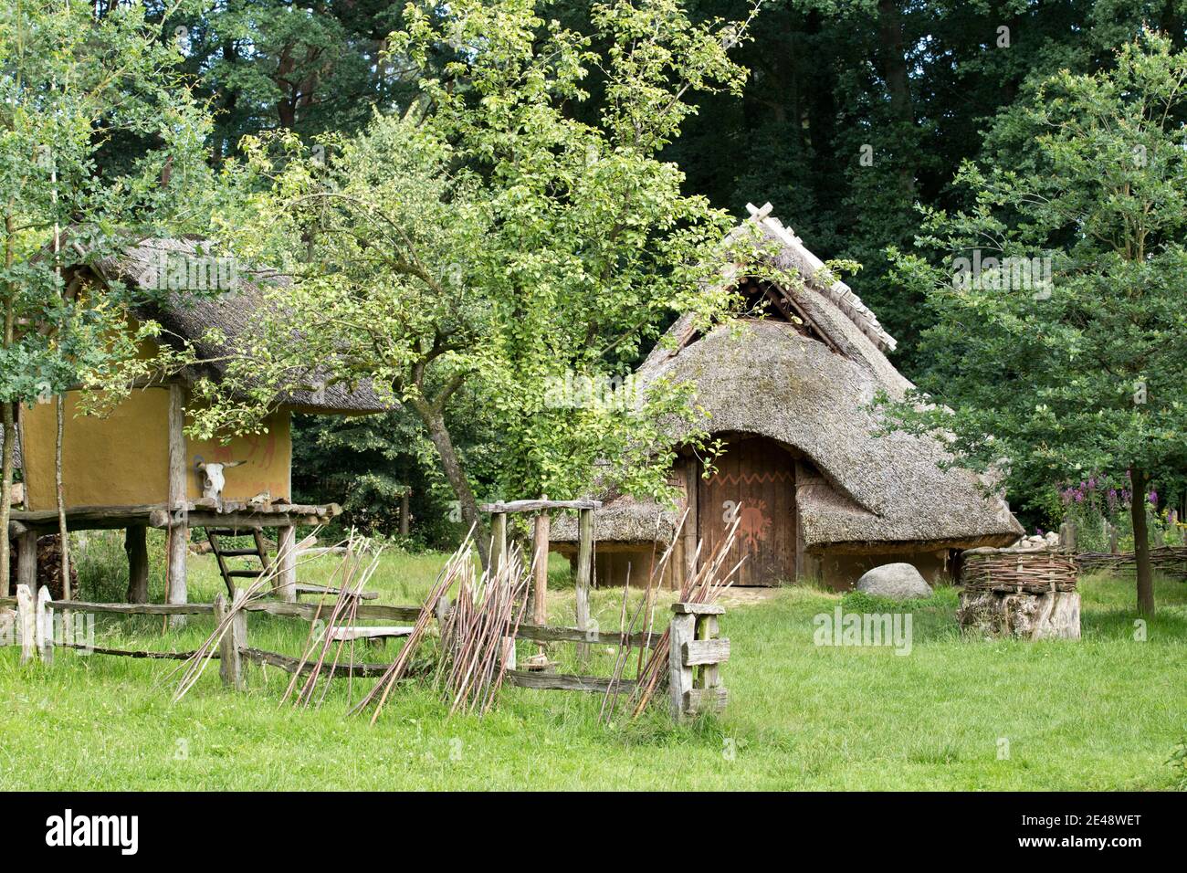Bronzezeithof, Uelsen, Grafschaft Bentheim Stockfoto