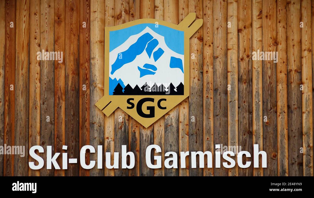 Garmisch Ski Club, Garmisch-Partenkirchen, Oberbayern, Bayern, Deutschland Stockfoto