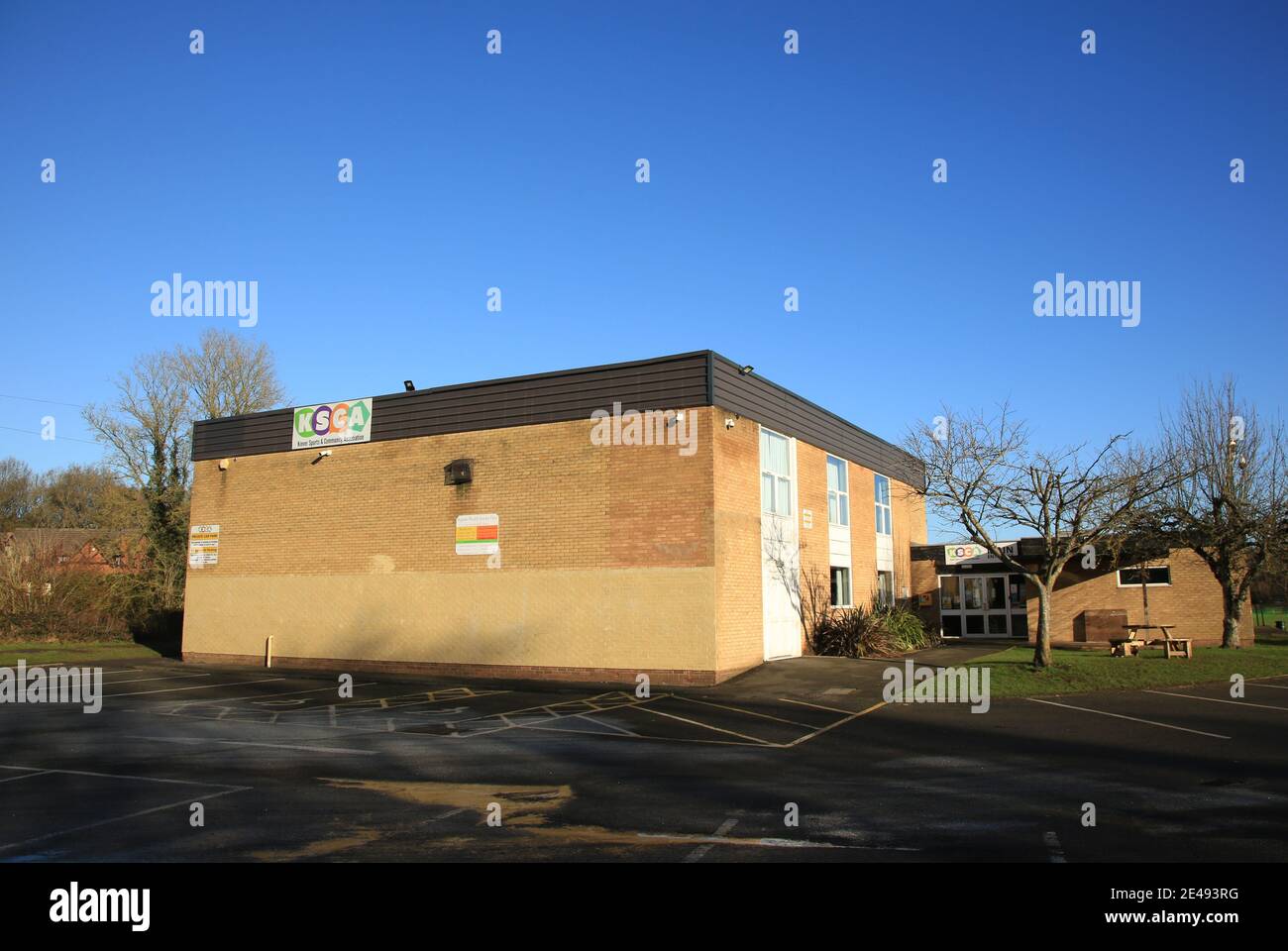Kinver Sport- und Gemeindeverband Gebäude, Kinver, Staffordshire, England, Großbritannien. Stockfoto