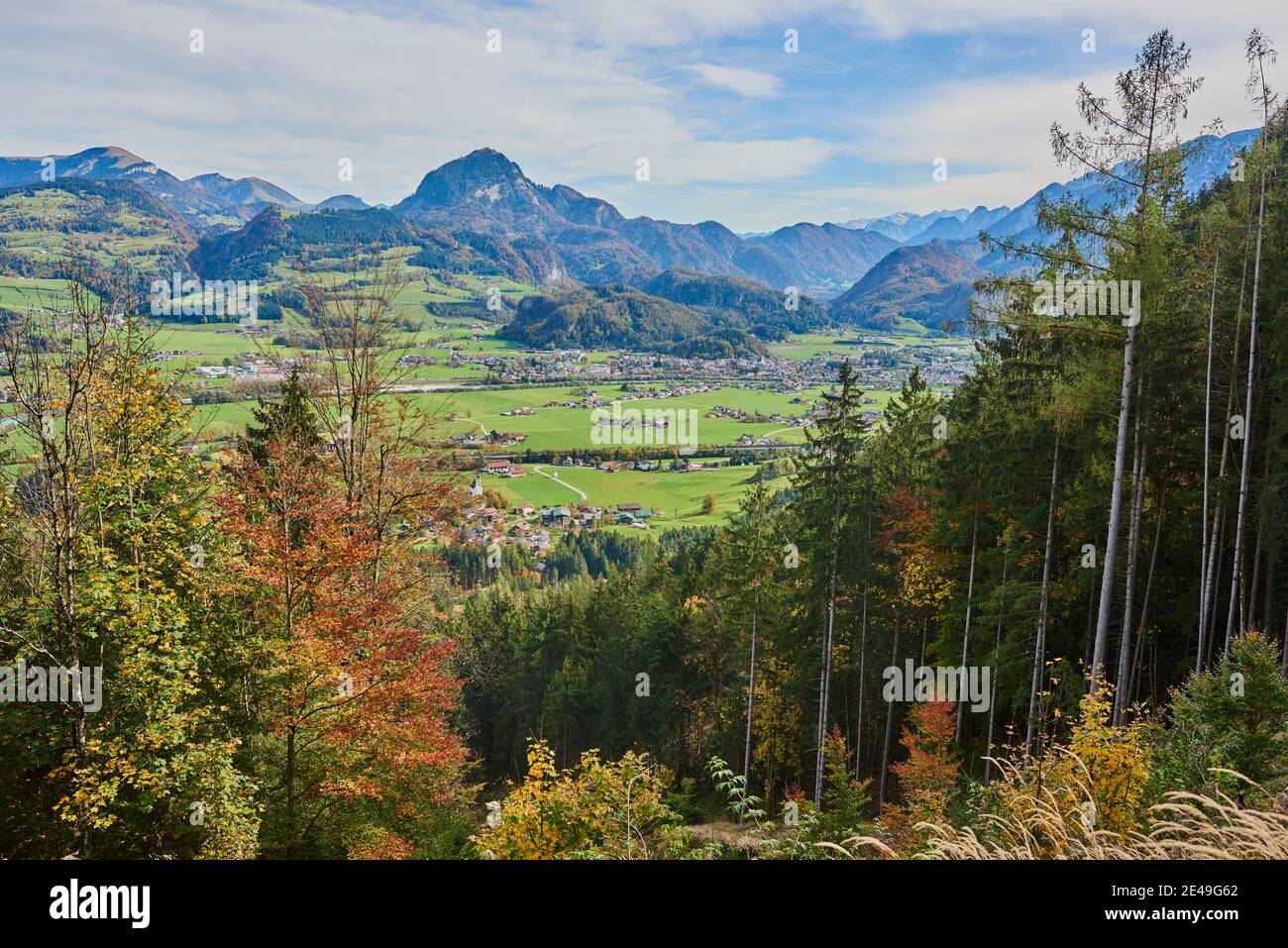 Blick vom Kleinen Göll, Salzburger Land, Nationalpark Berchtesgaden, Salzburg, Österreich Stockfoto