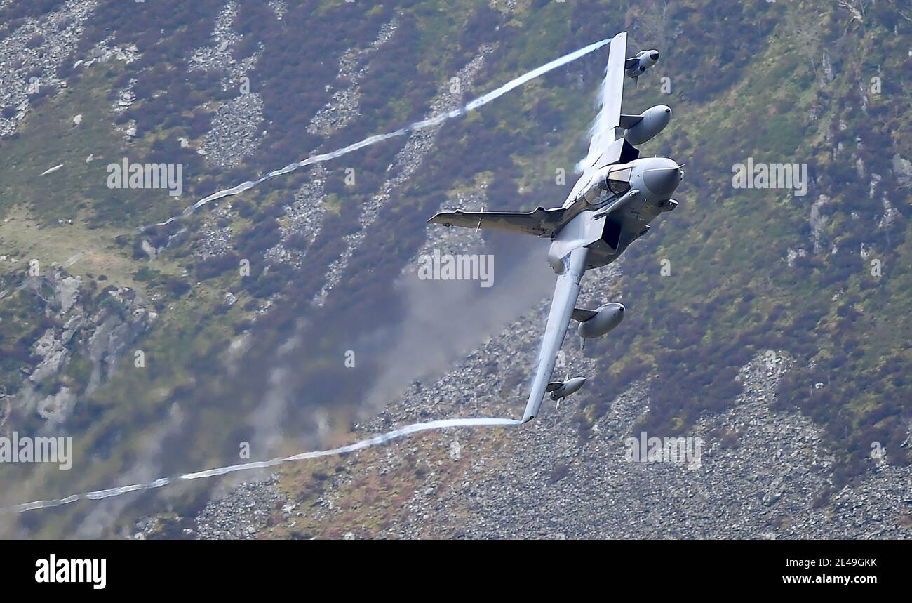 Tornado im Tal Stockfoto