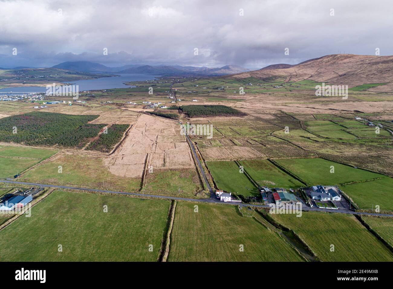 Iveragh Peninsula in der Nähe von Portmagee County Kerry, Irland Stockfoto
