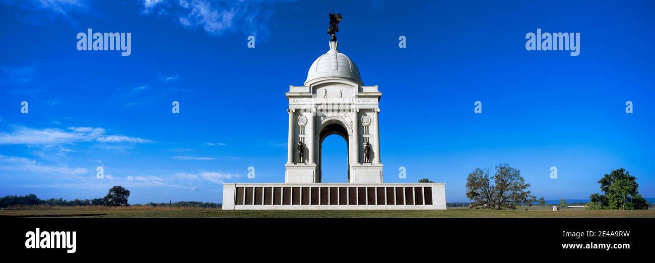 Pennsylvania State Memorial im Gettysburg National Military Park, Gettysburg, Pennsylvania, USA Stockfoto