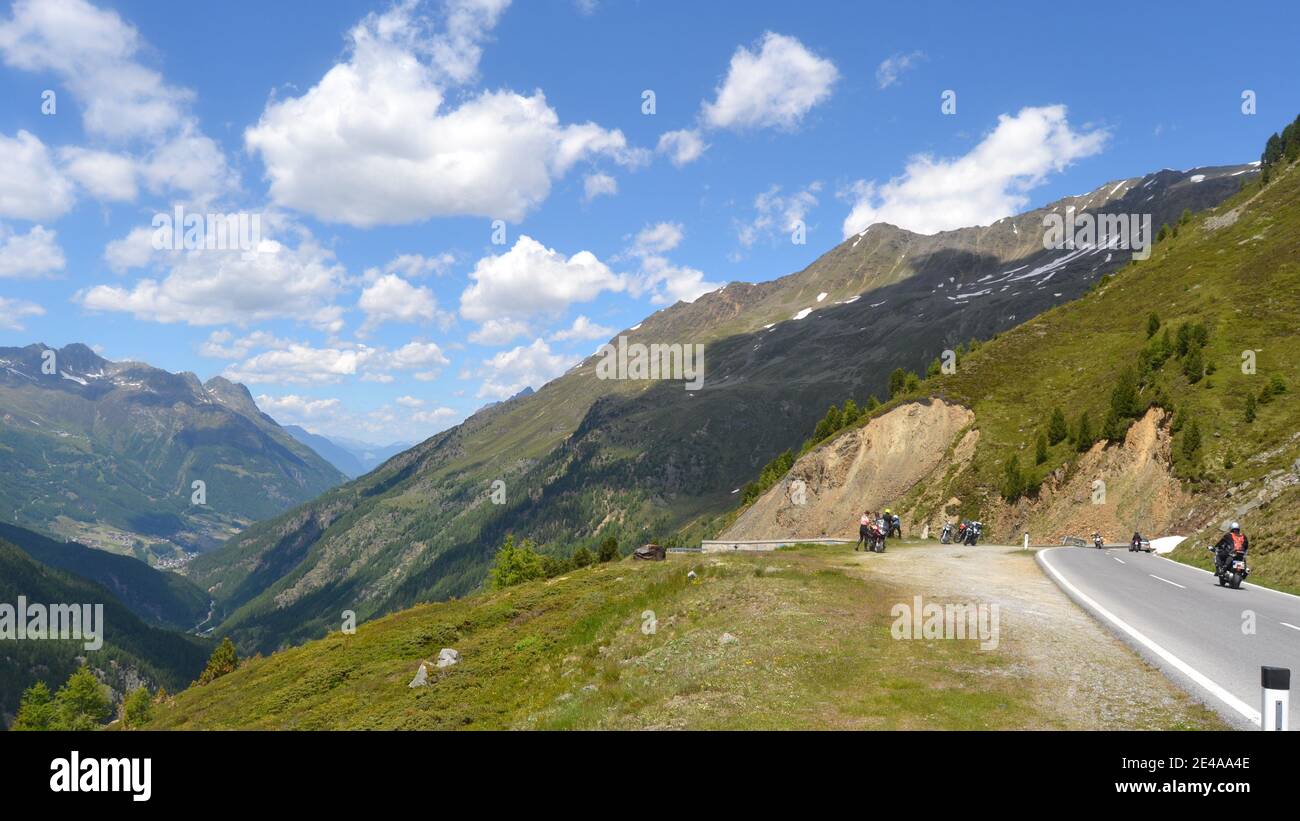 Bergregion von Europa Alpen Stockfoto