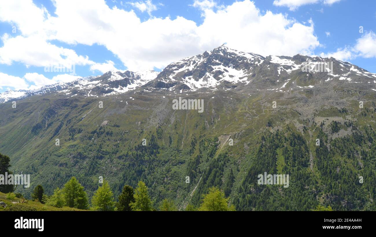 Bergregion von Europa Alpen Stockfoto