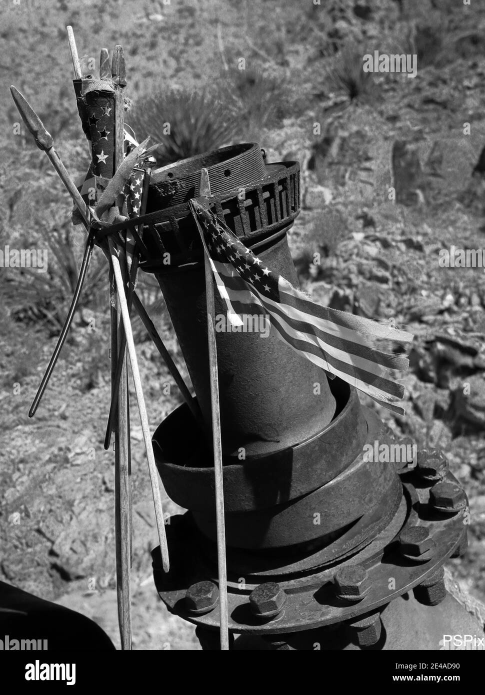 Memorial of Air Force Bomber Plane Crash Stockfoto