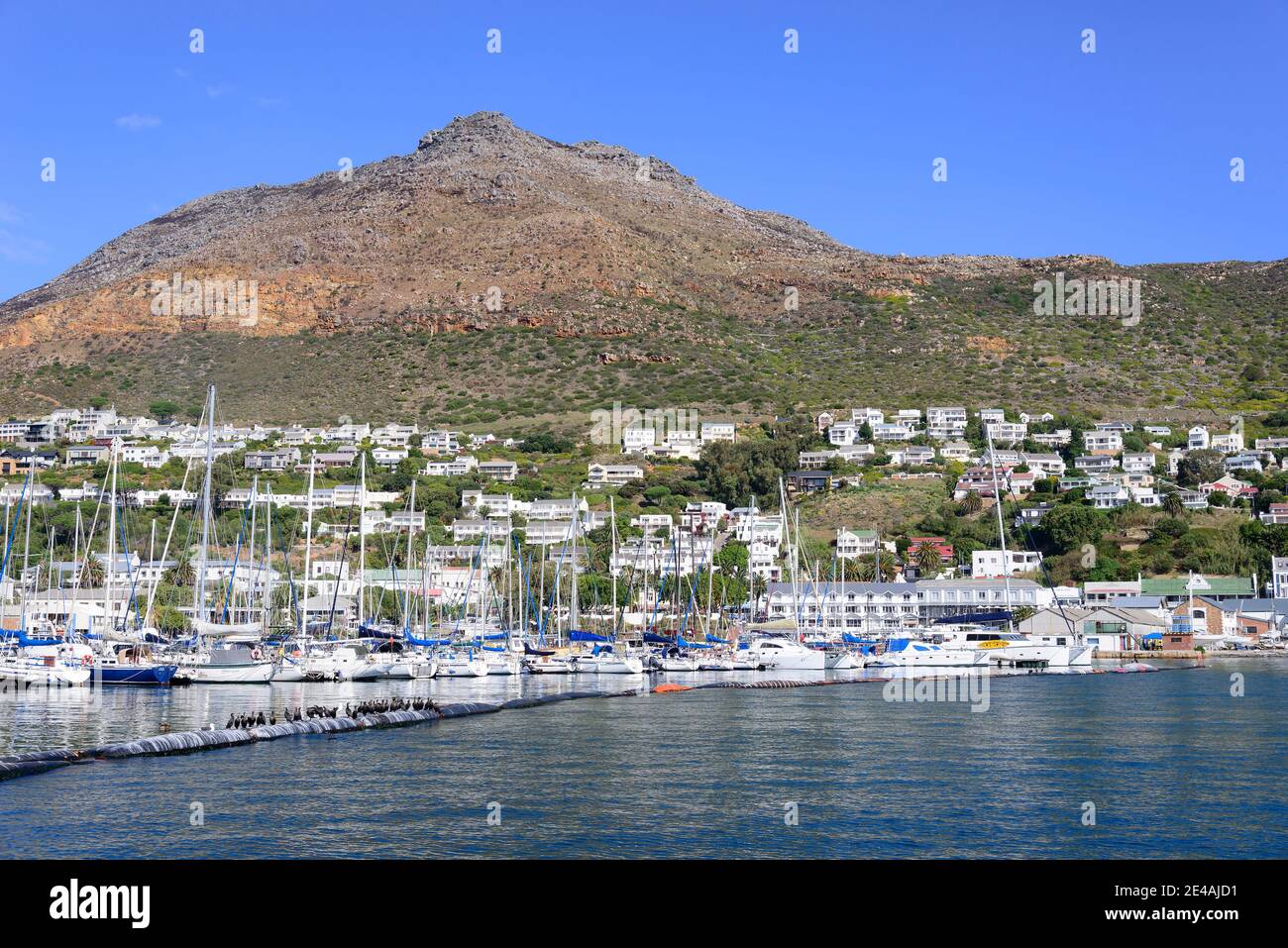 Simons Town Harbour, False Bay, Simons Town, Südafrika, Indischer Ozean Stockfoto