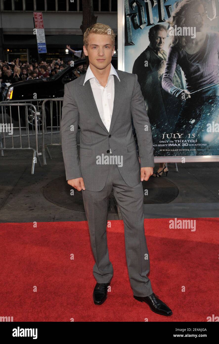 'Schauspieler Freddie Stroma nimmt am 9. Juli 2009 an der nordamerikanischen Premiere von ''Harry Potter und der Halbblutprinz im Ziegfeld Theater in New York City, NY, USA Teil. Foto von S.Vlasic/ABACAPRESS.COM (im Bild: Freddie stroma)' Stockfoto