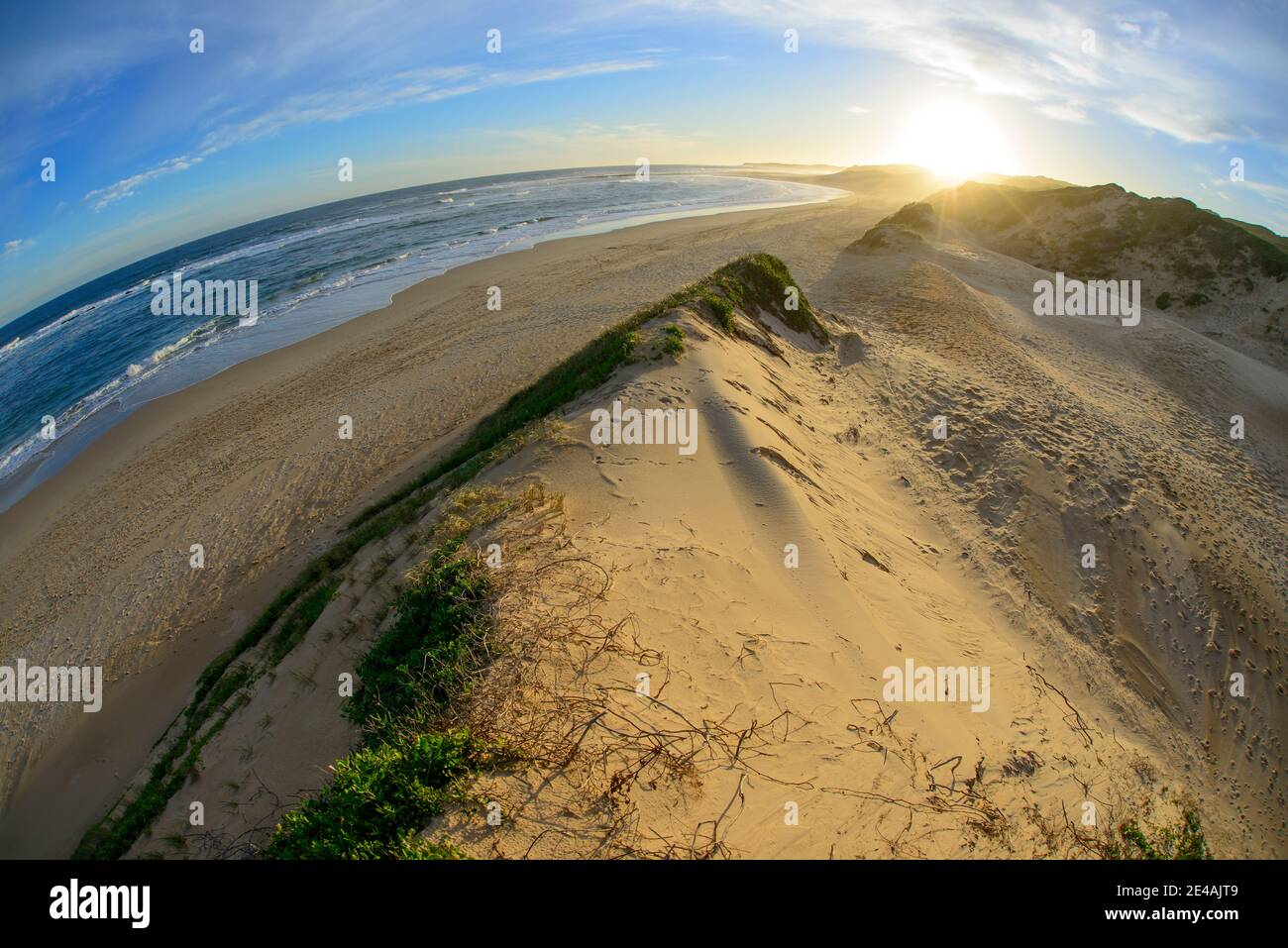 Sardinia Bay Beach, Port Elizabeth, Algoa Bay, Nelson Mandela Bay, Südafrika, Indischer Ozean Stockfoto