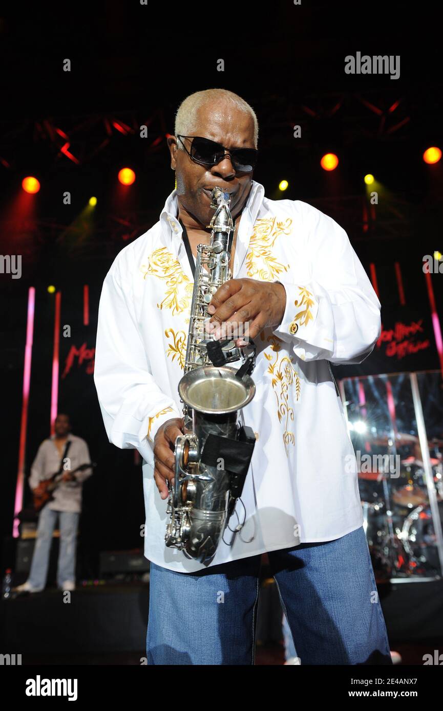 Kool and the Gang tritt am 15. Juli 2009 beim Montreux Jazz Festival in der Schweiz auf. Foto von Loona/ABACAPRESS.COM Stockfoto