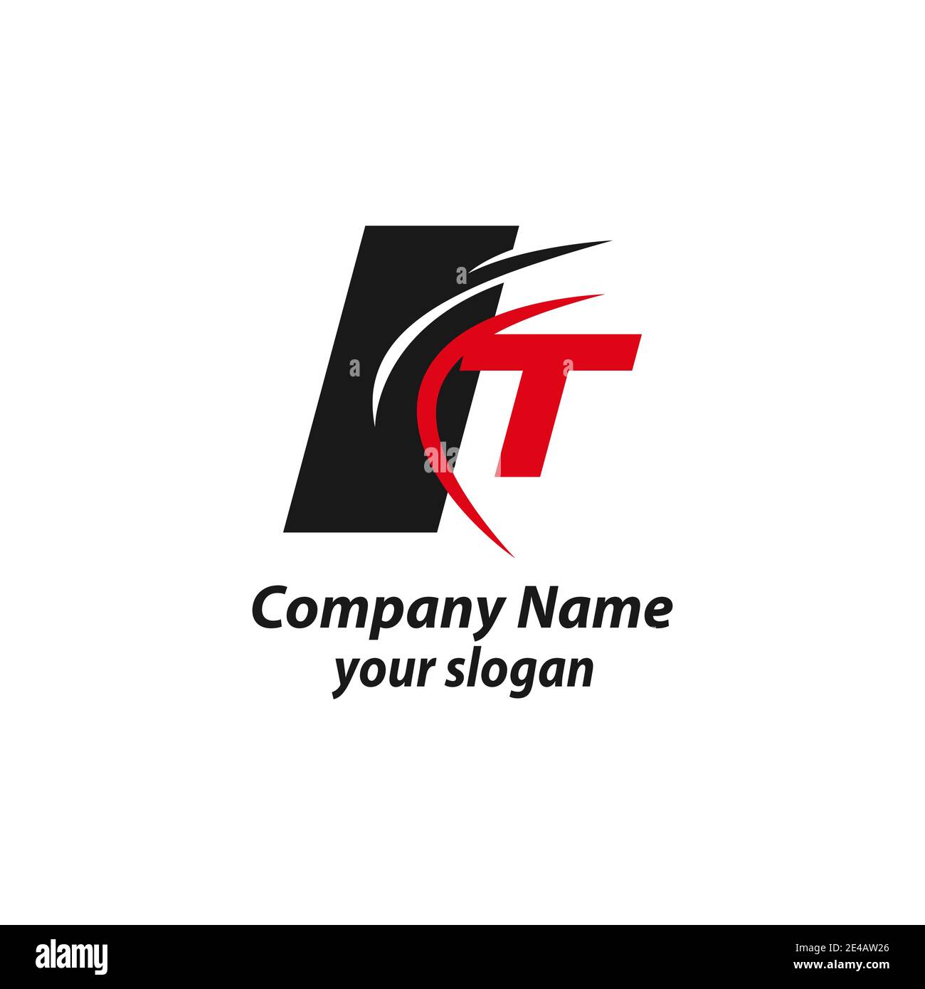 Minimaler Vektor Grafik Alphabet Symbol. T-Logo.EPS 10 Stock Vektor