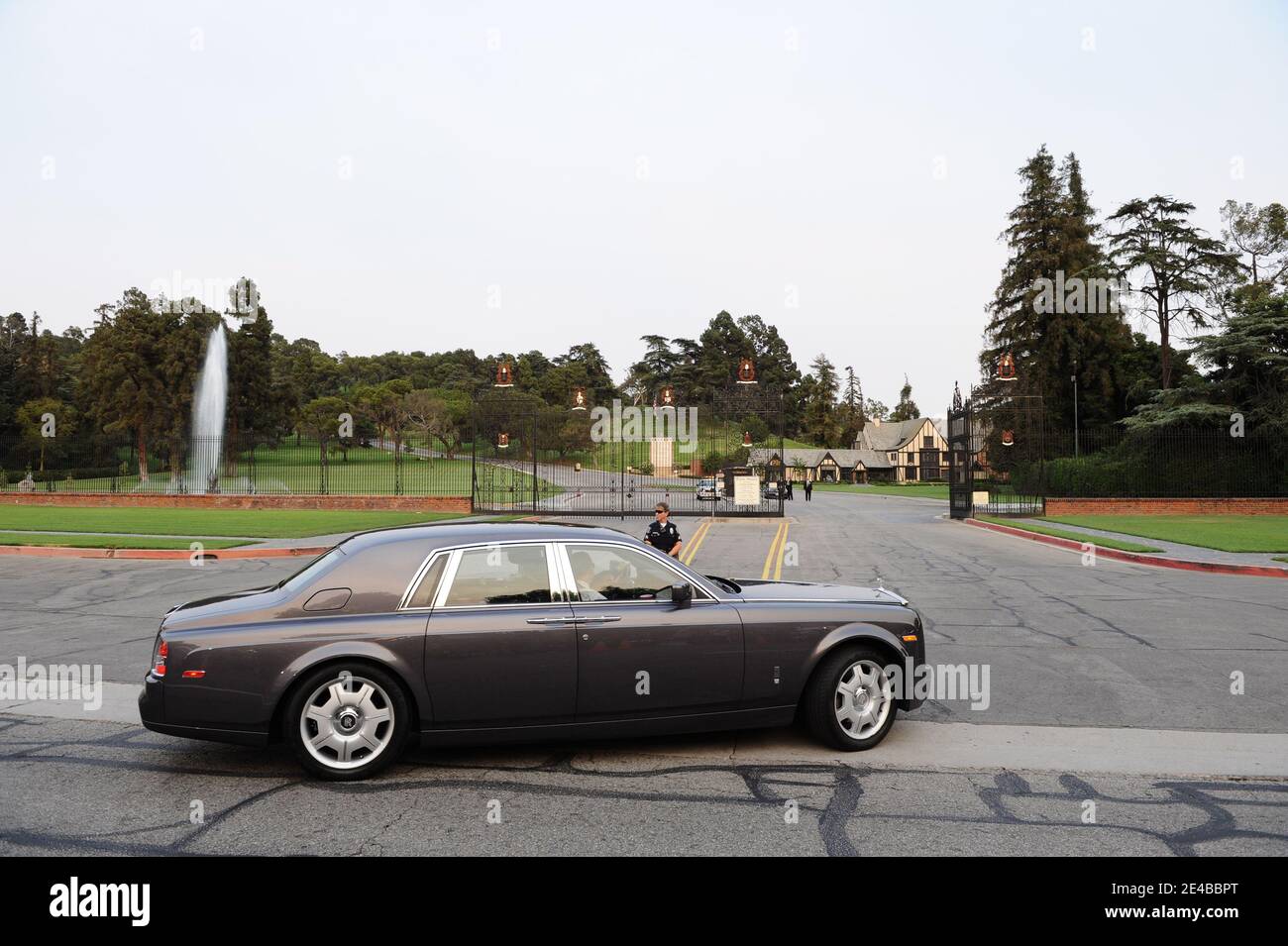 Michael Jackson Beerdigung auf dem Forest Lawn Cemetery in Glendale statt. Los Angeles, 3. September 2009. Foto von Lionel Hahn/ABACAPRESS.COM (im Bild: ) Stockfoto