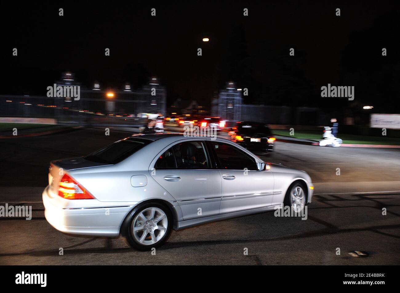 Michael Jackson Beerdigung auf dem Forest Lawn Cemetery in Glendale statt. Los Angeles, 3. September 2009. Foto von Lionel Hahn/ABACAPRESS.COM (im Bild: ) Stockfoto