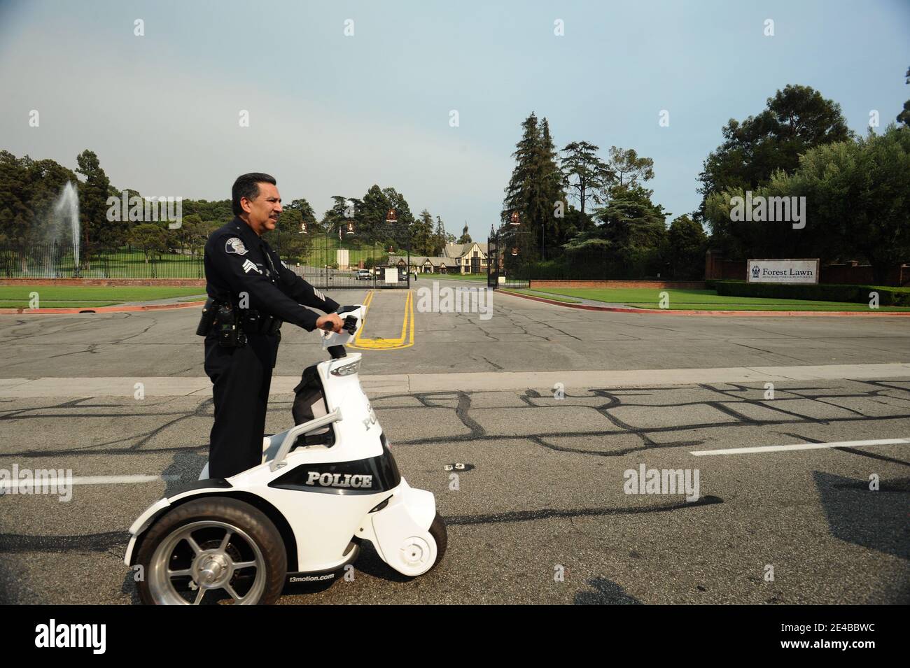 Michael Jackson Beerdigung auf dem Forest Lawn Cemetery in Glendale statt. Los Angeles, 3. September 2009. Foto von Lionel Hahn/ABACAPRESS.COM (im Bild: ) Stockfoto