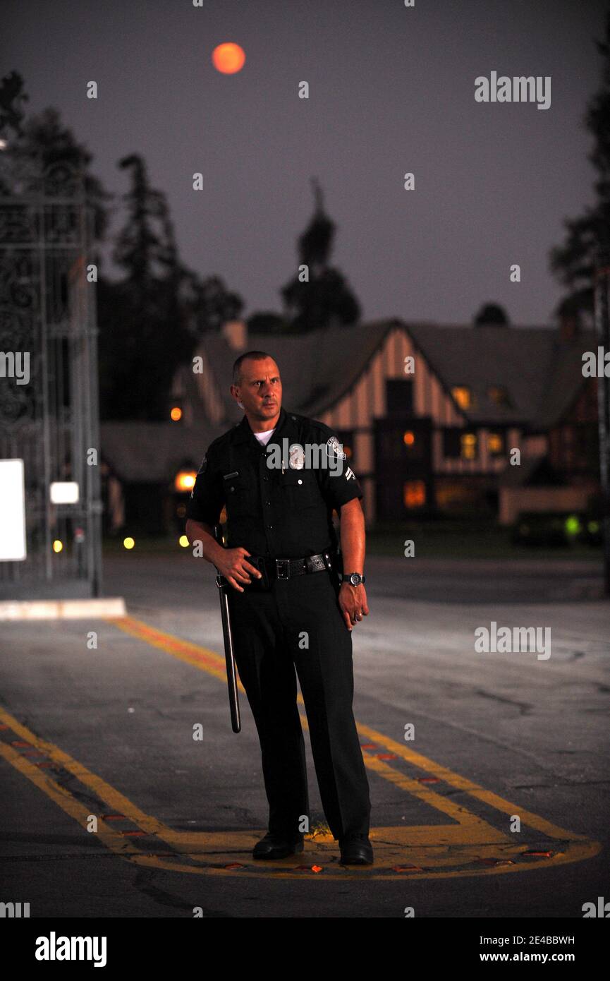 Michael Jackson Beerdigung auf dem Forest Lawn Cemetery in Glendale statt. Los Angeles, 3. September 2009. Foto von Lionel Hahn/ABACAPRESS.COM (im Bild: ) Stockfoto