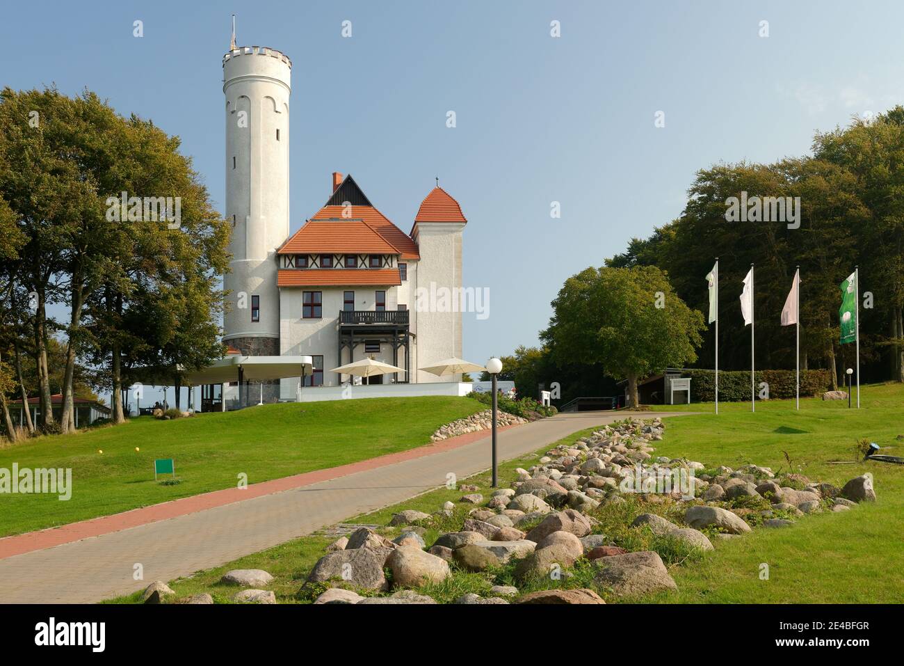 Schloss Ranzow, Lohme, Halbinsel Jasmund, Insel Rügen, Mecklenburg-Vorpommern, Deutschland Stockfoto