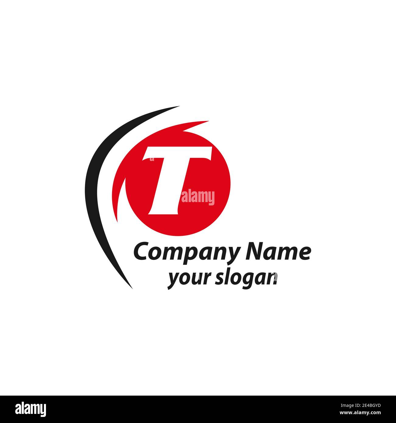 Minimaler Vektor Grafik Alphabet Symbol. T-Logo.EPS 10 Stock Vektor