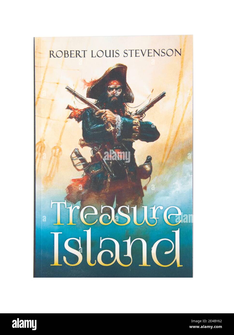 Treasure Island Buch von Robert Louis Stevenson, Greater London, England, Vereinigtes Königreich Stockfoto