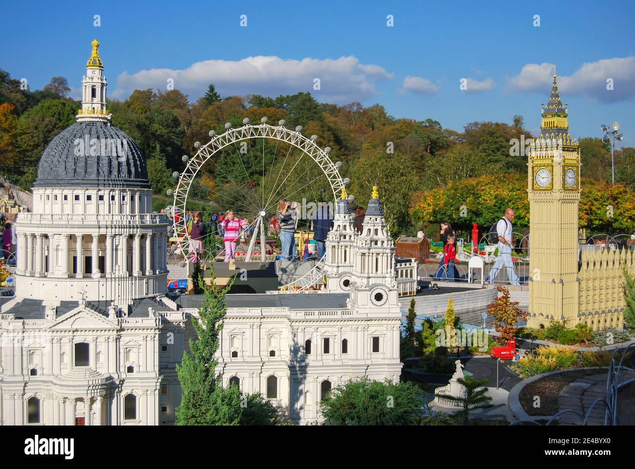 London Lego Model, Miniland, Legoland Windsor Resort, Windsor, Berkshire, England, Vereinigtes Königreich Stockfoto