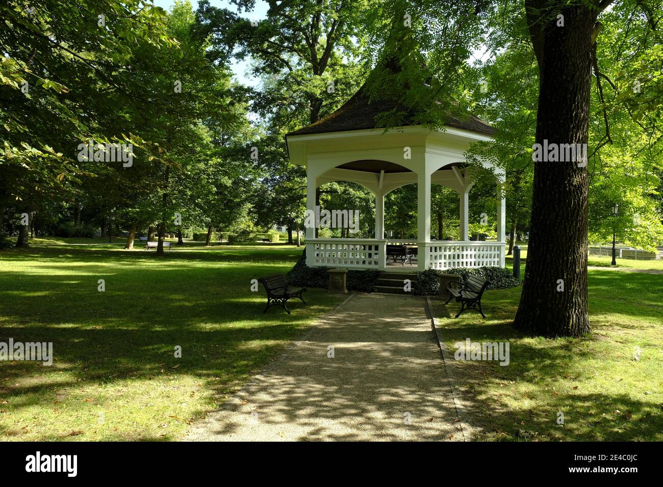 Kurpark Bad Neustadt, Kreis Rhön-Grabfeld, Unterfranken, Franken, Bayern, Deutschland Stockfoto