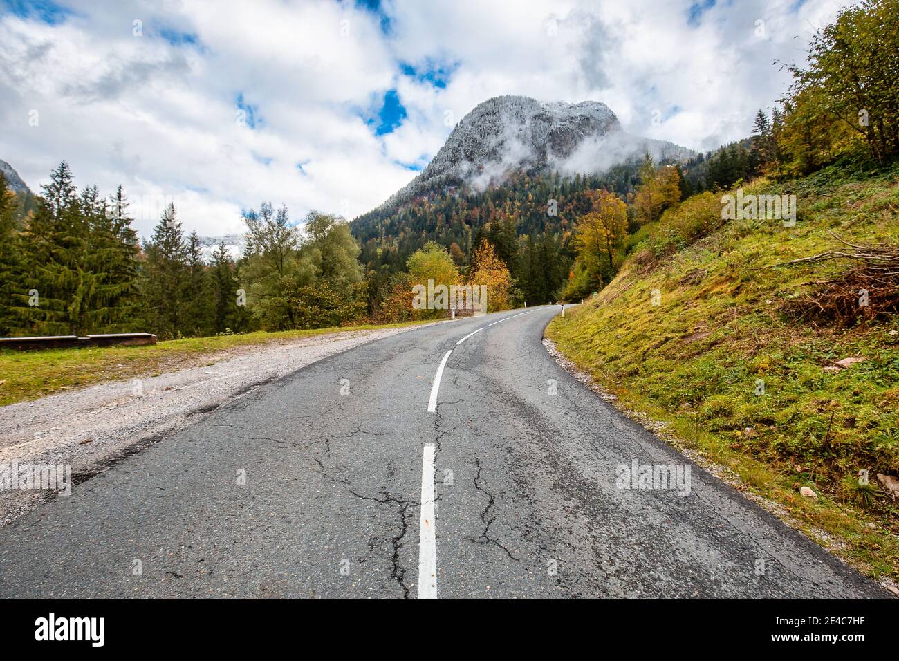 Die Seidenbergklamm ist eine 600m lange Schlucht bei Weissbach, Österreich Stockfoto