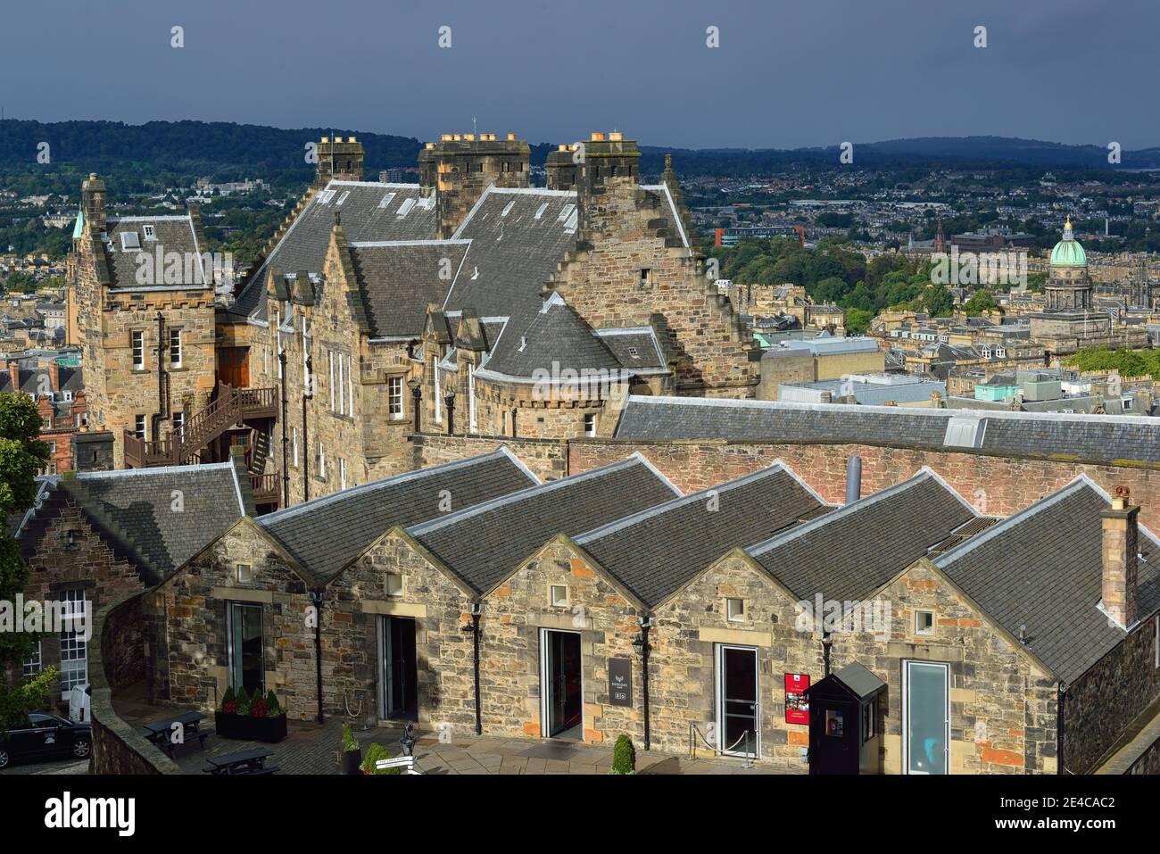 Edinburgh Castle, Schottland, Britische Inseln Großbritannien, Europa Stockfoto