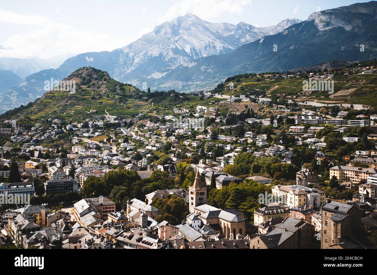 Schweiz, Wallis, Sion Stockfoto