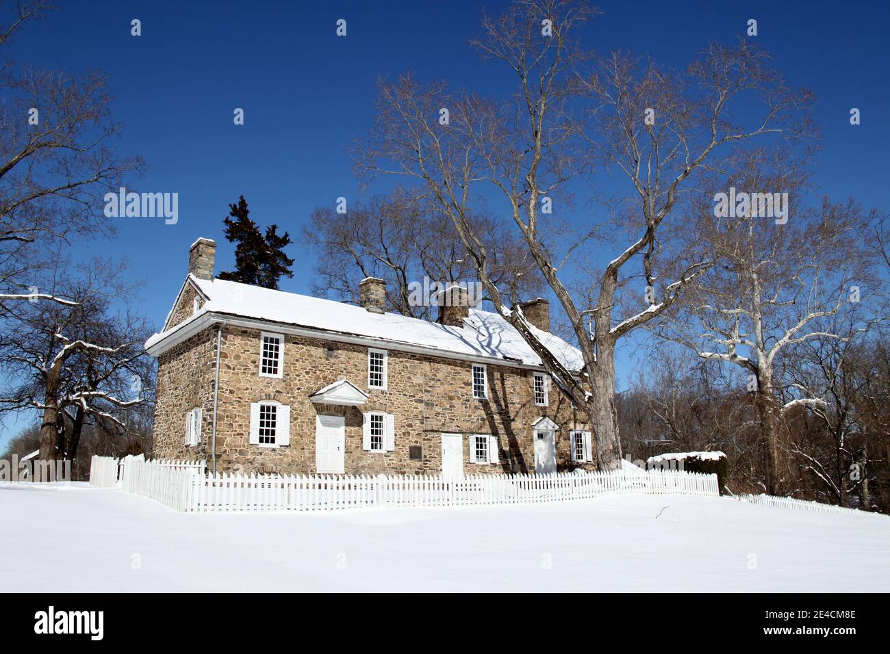 Thompson-Neely House – Washington Crossing State Park, PA, USA Stockfoto