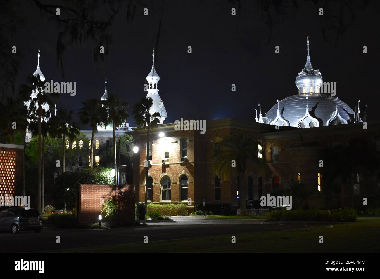 Nacht der Universität von Tampa Stockfoto