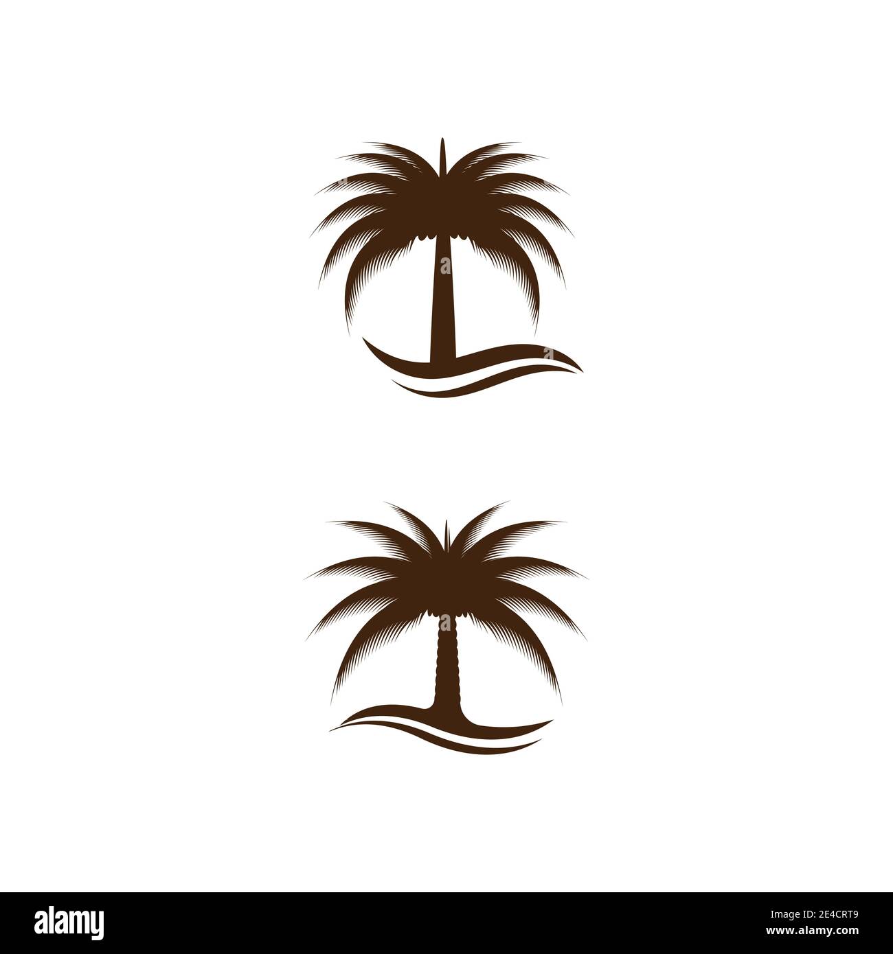 Dates Tree Logo Vorlage Vektor Symbol Natur Stock Vektor
