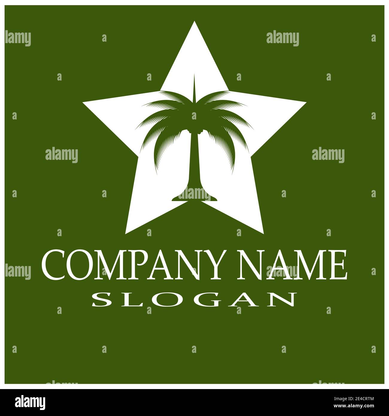 Dates Tree Logo Vorlage Vektor Symbol Natur Stock Vektor