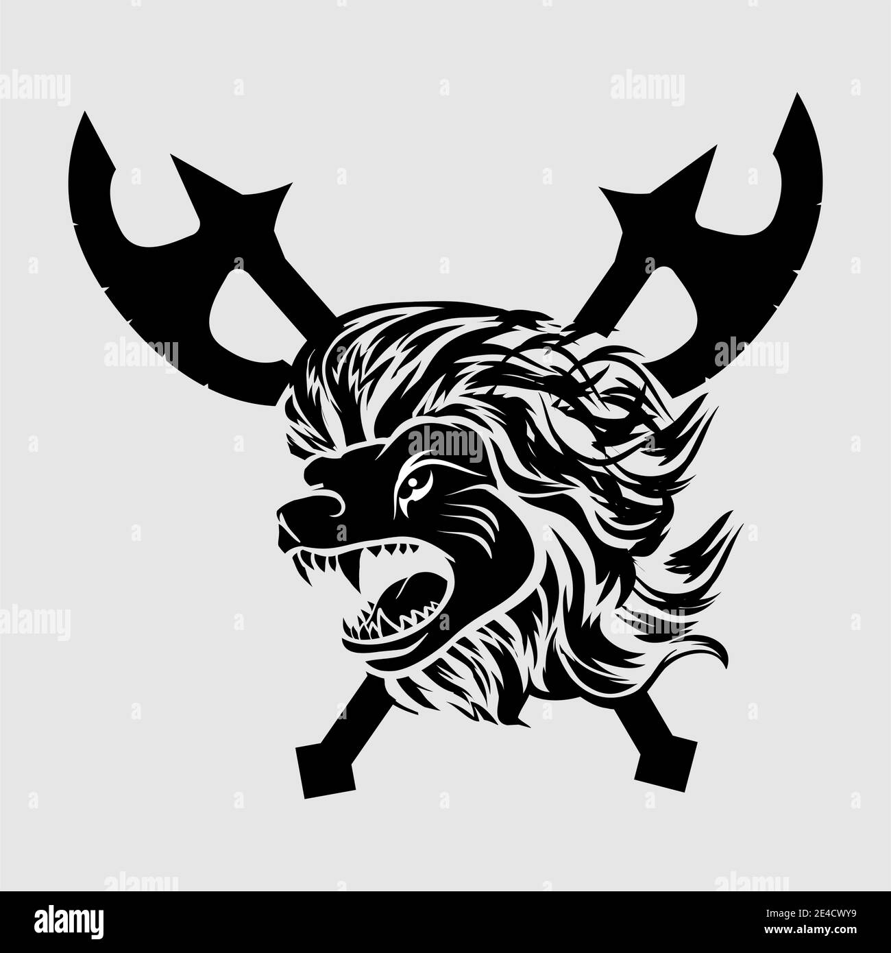 Tribal Lion Icon Stockfotos Und Bilder Kaufen Alamy