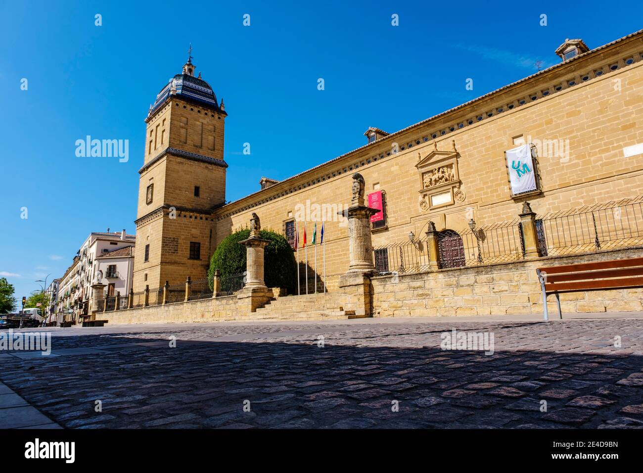 Santiago Hospital vom Architekten Andres de Vandelvira, Ubeda, UNESCO-Weltkulturerbe. Jaen Provinz, Andalusien, Südspanien Europa Stockfoto