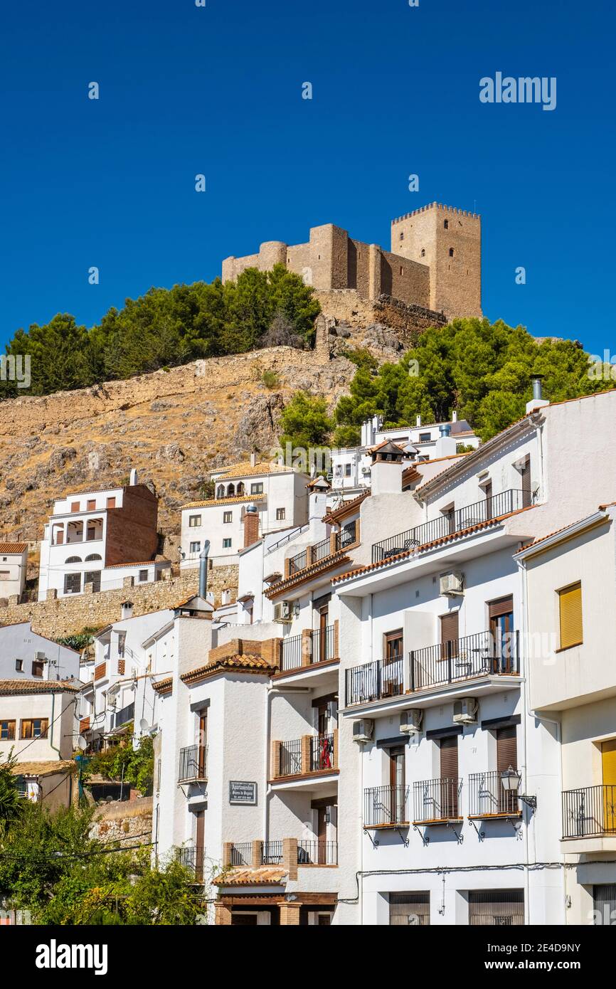 Segura de la Sierra Dorf. Naturpark Sierra de Cazorla, Segura und Las Villas, Provinz Jaen, Andalusien, Südspanien Europa Stockfoto