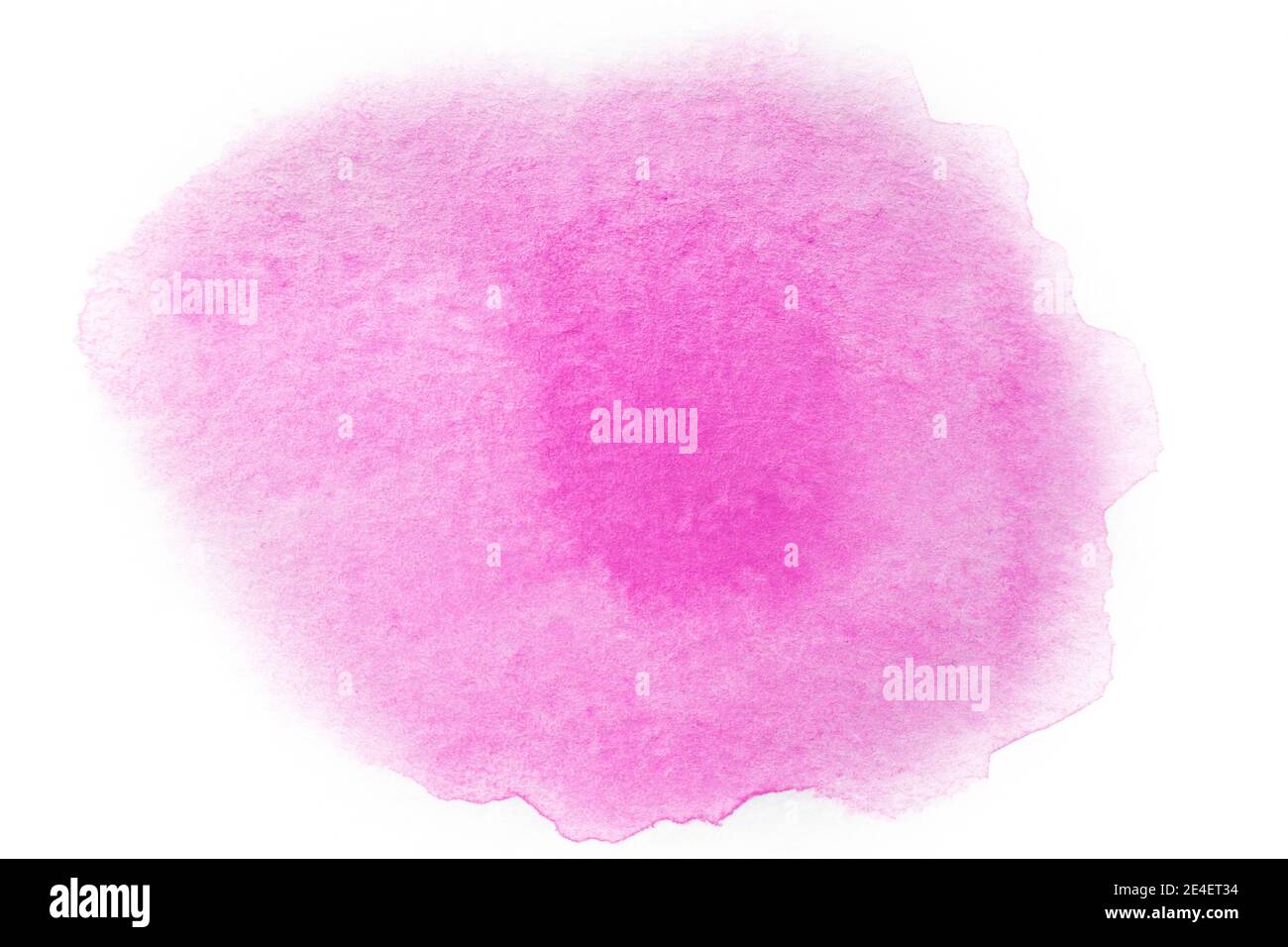 Bunte rosa Aquarellfarbe Fleck mit Aquarellfarbe Fleck Stockfoto