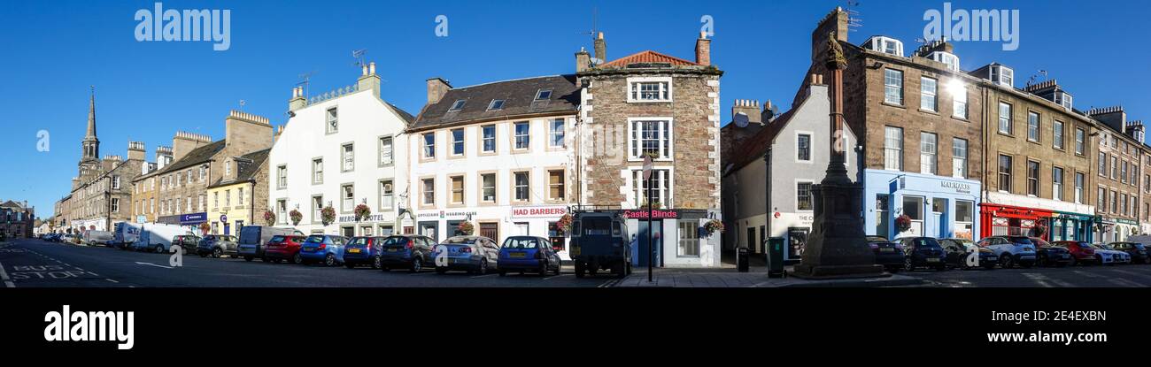 High Street, Haddington, East Lothian Stockfoto