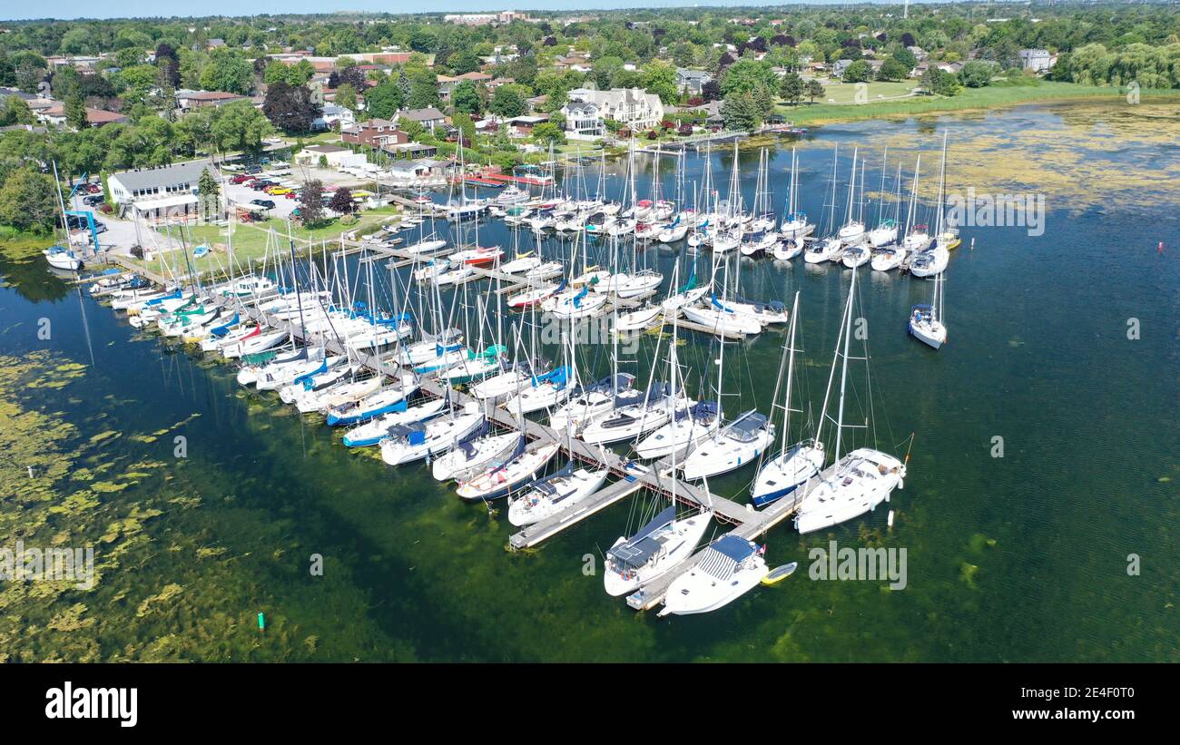 Frenchman's Bay Boat Dock Stockfoto