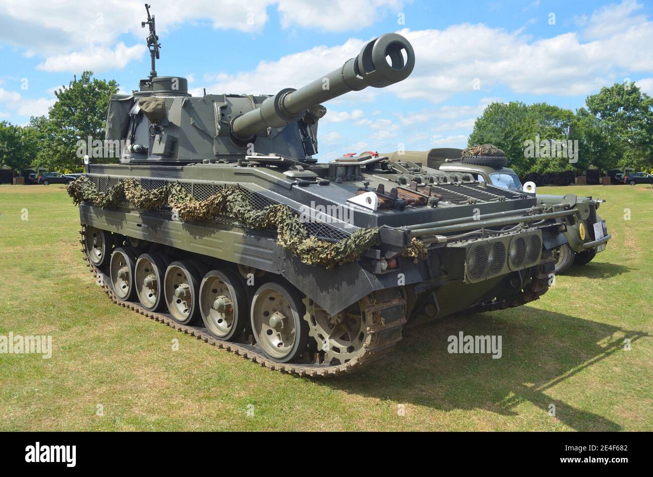 Scimitar Light Tank auf der Ausstellung in St. Neots. Stockfoto