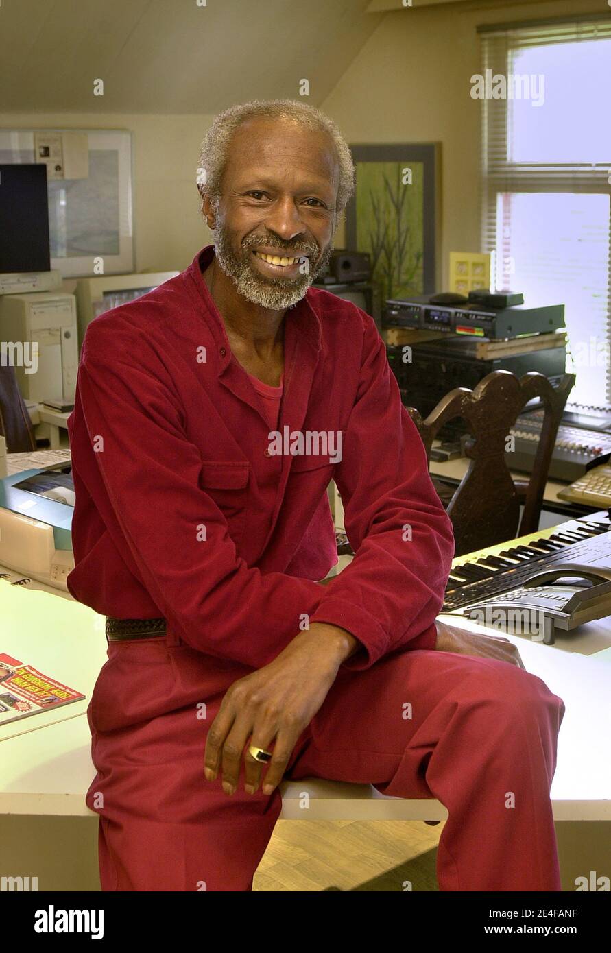 RUURLO, NIEDERLANDE - 18 Okt, 2002: Arthur Conley war ein amerikanischer Soul-Sänger, bekannt durch den Hit 'Sweet Soul Music' von 1967. Conley hier in seinem Stockfoto