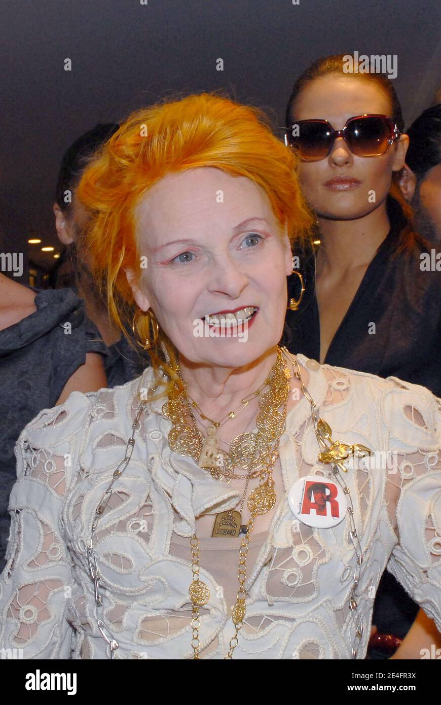 Die britische Designerin Vivienne Westwood kommt am 10. oktober 2009 zu einer Party zur Eröffnung ihres neuen Stores in der Innenstadt von Beirut, Libanon. Foto von Greg Demarque/ABACAPRESS.COM Stockfoto