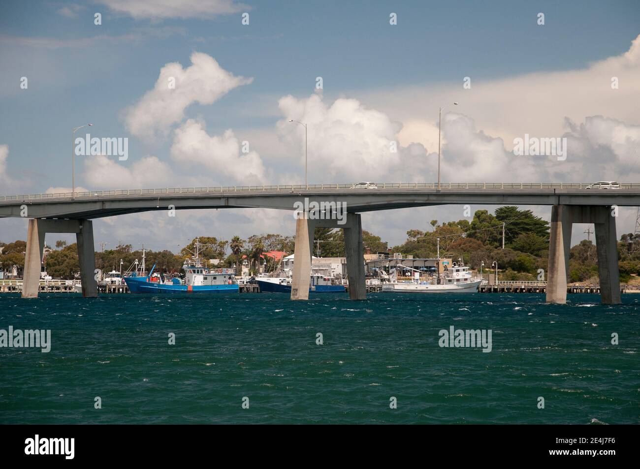 San Remo Bridge, Phillip Island, Victoria Stockfoto