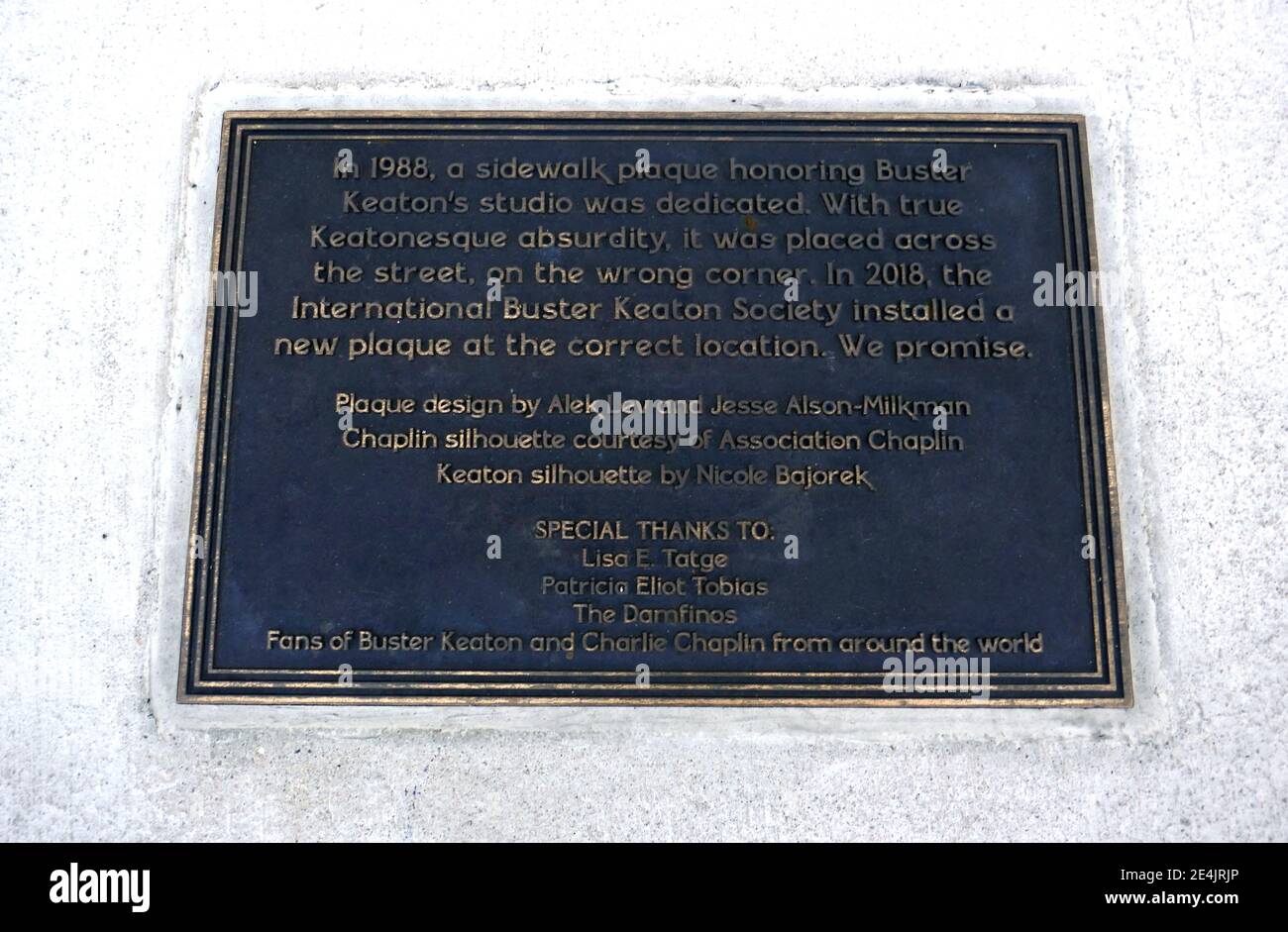 Los Angeles, Kalifornien, USA 20. Januar 2021 EINE allgemeine Sicht der Atmosphäre des Standorts der Buster Keaton Studios, wo sie 10 Spielfilmlänge und 19 Kurzfilme produzierten, Und unter dem Lone Star wurde dieses Studio von Charlie Chaplin benutzt, der am 20. Januar 2021 in Los Angeles, Kalifornien, USA, 12 Kurzfilme bei 1021 Lillian Way produzierte. Foto von Barry King/Alamy Stockfoto Stockfoto